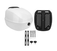 Akozon Motorcycle Top Case 33L Box de Equipaje Trasero con Bloqueo de Contraseña para Scooter Riders