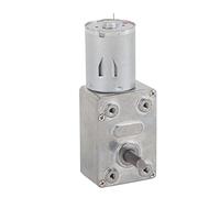 Akozon Motorreductor, Motor de Reduccin de Velocidad Motorreductor de tornillo sinfín de alto par reversible Motor de reducción CC 12V CW/CCW (62RPM)