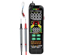 Akozon Multímetro Digital Profesional Akozon con Pantalla a Color - Probador de Verdadero Valor Eficaz para Voltaje CA/CC, Acitancia, Temperatura y Más - Multiprobador Multifunción Portátil para el