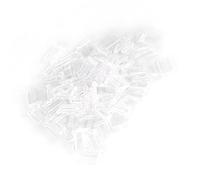 Akozon Munas de Compresión de Plástico de 100 Piezas para Gafas sin borde: Accesorios Esenciales para la Reparación de Gafas, Opciones de Tamaño Disponibles (1.4 * 0.8 * 0.7)