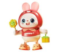Akozon Musical Dance Bunny Toy - Conejito de Baile Electrónico para Entrenamiento de Cabeza Recién Nacida, Estimulación Sensorial y Entretenimiento - Ideal para Uso en el Hogar y Al Aire