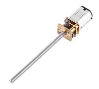 Akozon N20 Motor de Engranajes con Eje de Salida de Rosca Largo M3 * 55MM DC 6V(500RPM)