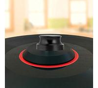 Akozon Negro Liso del Estabilizador de Disco del Metal de la Abrazadera del Peso del Registro del de Aluminio Durable (BLACK)