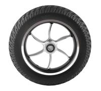 Akozon NEUNISA DE RUEDA DE CAMBO SOLIDO DE 10 Pulgadas para Sillas DE Ruedas Eléctricas Caster Inflable con 12 Mm 6001 Rodamiento