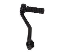 Akozon Palanca de Arranque, Plegable, Orificio de Montaje de 13 Mm, 155 Mm | Arrancador de Motocicleta, Bota de Goma de Aleación de Acero, Pedal Ranurado para Uso Todoterreno, Moto de Cross para Niños