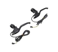 Akozon Palanca de Freno de Embrague para Motocicleta, Manija de Freno de Embrague Eléctrica Izquierda y Derecha de Aleación de Aluminio con 2 Cables, 1 par