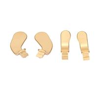 Akozon Paletas de Controlador, 4 Piezas de Paletas de Repuesto de Acero Inoxidable, Mano de Obra Fina, Piezas Intercambiables para One Elite Series 2 Modelo 1797 Negro 4 Piezas de (Oro)
