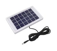 Akozon Panel Solar de 3W 6V - Panel de Silicio Policristalino Semible para Automóviles, Actividades Al Aire Libre y Plantaciones - Kit de Cargador de Solar Eficiente