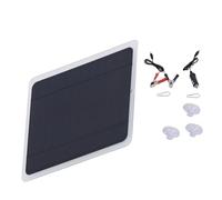 Akozon Panel Solar de 6 W, 12 V, Panel de Células Solares, Tablero de Carga para Coche, RV, Teléfono Móvil, Solar Monocristalino de 20 W, 12 V, Fotovoltaico, Energía Fuera de la Red para Carga de