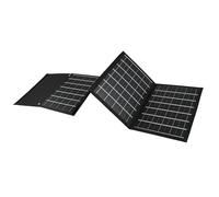 Akozon Panel Solar Plegable Portátil de 40 W, 5 Pliegues, con Doble Salida USB+CC para Senderismo Al Aire Libre, Camping, Mochilero, Dispositivo de Carga Solar Ligero (30W)