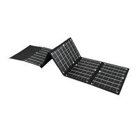 Akozon Panel Solar Plegable Portátil de 40 W, 5 Pliegues, con Doble Salida USB+CC para Senderismo Al Aire Libre, Camping, Mochilero, Dispositivo de Carga Solar Ligero (40W)