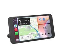 Akozon Pantalla Inalámbrica para Automóvil, Pantalla Táctil de 6,5 Pulgadas, Control de Voz, Bluetooth, FM, Enlace de Espejo con Llamadas Manos Libres para Vehículos Universales