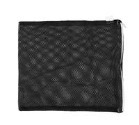 Akozon Paquete de 10 Bolsas de Filtro de Acuario de Malla de Nailon con Cremallera - 15x20 Cm Negro para Tanques de Agua Dulce (Bolsa de Malla Negra 15 * 20)