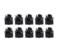Akozon Paquete de 10 Casquillos Giratorios LED T5, Soporte de Lámpara de Grupo de Panel de Instrumentos PC47, Casquillo de Bombilla de Repuesto para Pantallas Automotrices