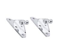 Akozon Paquete de 2 Soportes de Bola para Puntales de Gas de 10 Mm - Acero Galvanizado Ideal para Vehículos Recreativos y Autocaravanas para Varios Proyectos