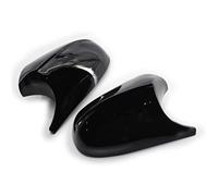Akozon Par de Cubiertas de Espejo Lateral Estilo M3 Retrovisor para E90 E91 E92 E93 Facelift 2008 2012, Carcasas de Repuesto con Acabado Negro Brillante