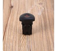 Akozon Para Clio Mk Ii 2001 2006 Lámpara de Advertencia de Peligro Interruptor Botón OEM Calidad Reemplazo
