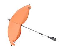 Akozon Parasol de Cochecito Universal de Akozon 14in con Protección UV - Paraguas de Cochecito para Bebés Ajustable para el último Tono Solar (Naranja (pegamento plateado))