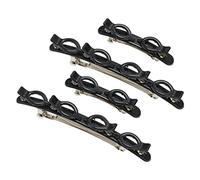 Akozon Pasador de Clip de Trenza Elegante para Mujer, 4 Piezas - Clip de Horquilla de Trenza de Peinado de Moda Hecho de Material ABS