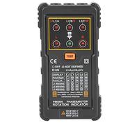 Akozon PEAKMETER Motor Fase Rotación Máquina de Prueba, Portátil Mano Trifásica Motor Rotación Indicador Tester