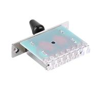 Akozon Perilla de Control de Interruptor Selector de Pastilla de 5 Vías para Guitarra Eléctrica, Accesorios Confiables para Conmutación de Sonido sin Esfuerzo