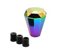 Akozon Perilla de de Marchas Manual con Forma de Diamante Universal para Coche MT para Transmisión AT, la Mayoría de los Tamaños sin Botón de Bloqueo