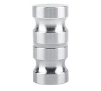 Akozon Perilla de Manija de Puerta de Ducha de Acero Inoxidable para Herrajes de Vidrio de Baño, Resistente Al óxido, Fácil de Instalar, 12-18Mm de Espesor