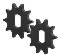 Akozon Piñón de Motor Eléctrico Modelo 420, 2 Piezas, Piñón de Motor de Acero de 10 Dientes, Orificio Interior de 12x17 Mm - Automotriz/y Deportes Motorizados//Transmisión/Cadenas y Piñones/Piñones