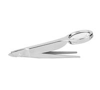 Akozon Pinzas de Lupa 10X con Enfoque: Herramienta Multifuncional Portátil de Acero Inoxidable para Primeros Auxilios y Aplicaciones de Belleza