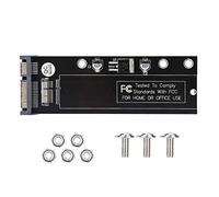 Akozon Placa adaptadora SSD, 12+6 Pines a 22 SATA HDD Adaptador convertidor de Disco Duro para 2010 2011 PCBA Pin Air A1370 A1369 MC503 MC504 MC505 MC506AIR Adaptador para computadora portátil