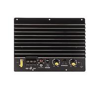 Akozon Placa Amplificadora para Coche, Subwoofer de Graves de Aleación de Aluminio de Alta Potencia de 1000W para Altavoces de Coche de 12V | Amplificador KL 180 de Alta Eficiencia para Graves