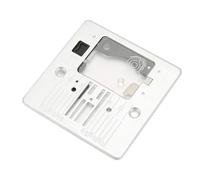 Akozon Placa de Aguja de Coser ABS Q235 Reemplazo de Placa de Aguja de Posición de Acero 4411 4423 4432 4452 44S