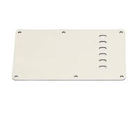 Akozon Placa de Cubierta Trasera de Guitarra Guitarra Eléctrica 2 Piezas Placa de Cubierta Trasera de Eléctrica 6 Agujeros Accesorios de - Instrumentos Musicales (Beige)