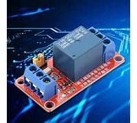 Akozon Placa de Módulo de relé Optoacoplador de 1 Canal para Control de Disparo Alto y bajo: Opciones de 5 V, 12 V y 24 (12V)