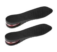 Akozon Plantillas Cuatro capas Plantillas de aumento de altura ajustable Unisex PU Altura de elevación del talón Taller(1 Layer)