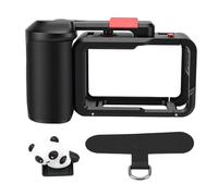 Akozon Plataforma Protectora de Vídeo de Metal para Cámara con Antideslizante y Extensión de Zapata Fría para Exploración Urbana Action 4
