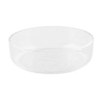 Akozon Plato de Camarones para Acuario con Diseño de Flores, Cuenco Acrílico para Comedero de Camarones, Acuarios de Agua Dulce, Bandeja para Peces de 1 Pieza