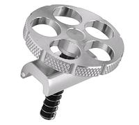 Akozon Plegable con Hebilla en C Hebilla en C de Aluminio Abrazadera de Bisagra Integrada Plegable - Compatible con Marco y (Silver)