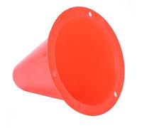 Akozon Plot, Barreras Marcador de Plástico Modelo Cono de Tráfico Pequeño 4 Accesorio de Soporte (Rojo) 10pcs Cono de Entrenamiento de Fútbol Fútbol (Rojo)