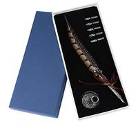 Akozon Pluma de Inmersión y 5 Pluma de Inmersión Antiguo Conjunto de Caja de Regalo Pluma de Caligrafía de Escritura 0.5mm (Stil 7 + 5 Stift + Stifthalter)