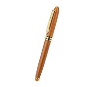 Akozon Pluma Estilográfica Juego de Escritura Fina Pluma Punta Fina Bambú Pluma Estilográfica(written2.5mm)