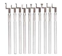 Akozon Pluma para Tallar Cera Diy, 10 Uds., Cuchillo de Grabado de Metal para Fabricación de Joyas