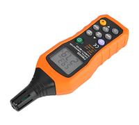 Akozon PM6508 Medidor Digital de Temperatura y Humedad de Precisión con Pantalla LCD: Termómetro e Higrómetro de Mano para Lecturas Precisas en el Hogar, la Oficina y el Taller