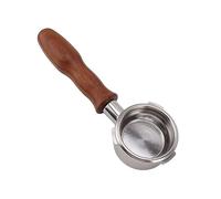 Akozon Portafiltro de café sin Fondo de Acero de 58 Mm Menos con 3 Orejas - Ideal para Máquinas de Barsetto - Mejore su Proceso de Extracción de café (Estilo 3)