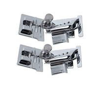 Akozon Prensatelas para Encuadernación de Cinta Al Bies, 2 uds., para Máquinas de Coser Domésticas, Prensatelas Multifuncional para Encuadernación Al Bies y Bordes de Tela