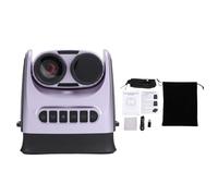 Akozon Prismáticos 4K a Todo Color con Zoom de 15X, Cámara HD de 48MP con Brújula, Dispositivo de Observación de Aves Al Aire Libre para Viajes de Acampada (con Tarjeta de Memoria de 32g)