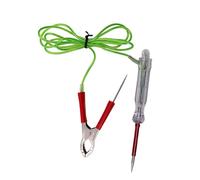 Akozon Probador de Circuito Automotriz, Pluma de Prueba Eléctrica LED, Probador de Voltaje Multifuncional para Automóvil con Pantalla LED Brillante para Detección Rápida de Fallas