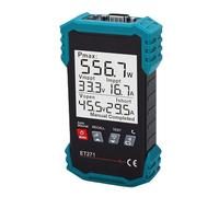 Akozon Probador de Panel Solar 2000W MPPT 40A Detector Fotovoltaico Voltaje de Cortocircuito Corriente Luz de Fondo Función de Retención de Datos para Sistemas Comerciales