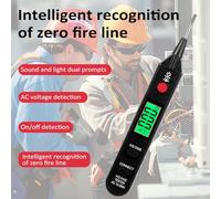 Akozon Probador de Voltaje Rango de Probador de Voltaje sin AC 12~300V Eléctrico de Neutral y de Líneas Vivos con Alarma de Luz de Sonido