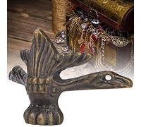 Akozon Protector de Esquina de Patas de Muebles, Accesorio Multifuncional para Uso Doméstico, Caja de Madera de Aleación de Zinc, 4 Uds.